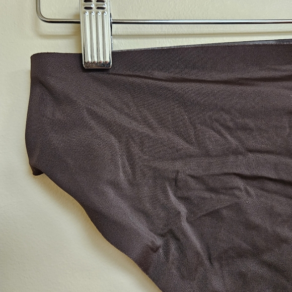 Onewith Waypoint High Cut Cheeky Bikini Bottom in Dark Brown - Picture 3 of 5